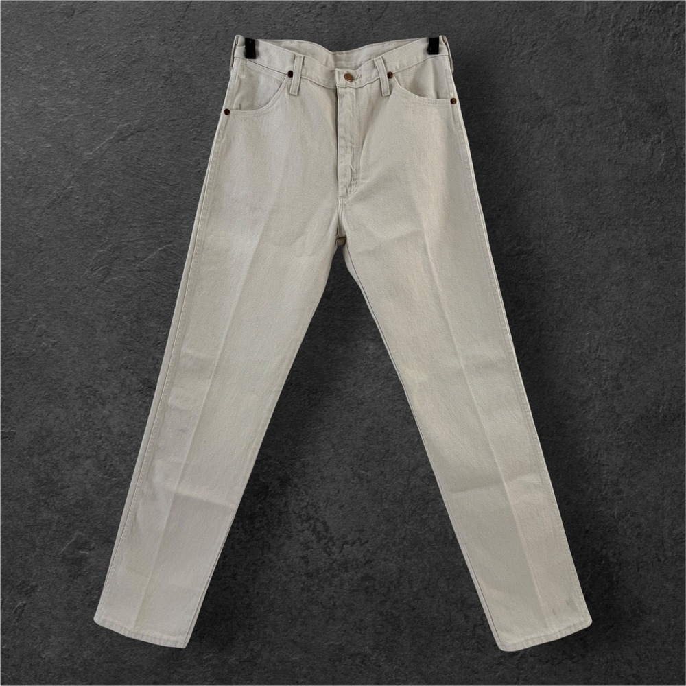 Vintage Wrangler 13MWZWT Cowboy Cut Jeans Tan Made in USA 31x36 Mens New